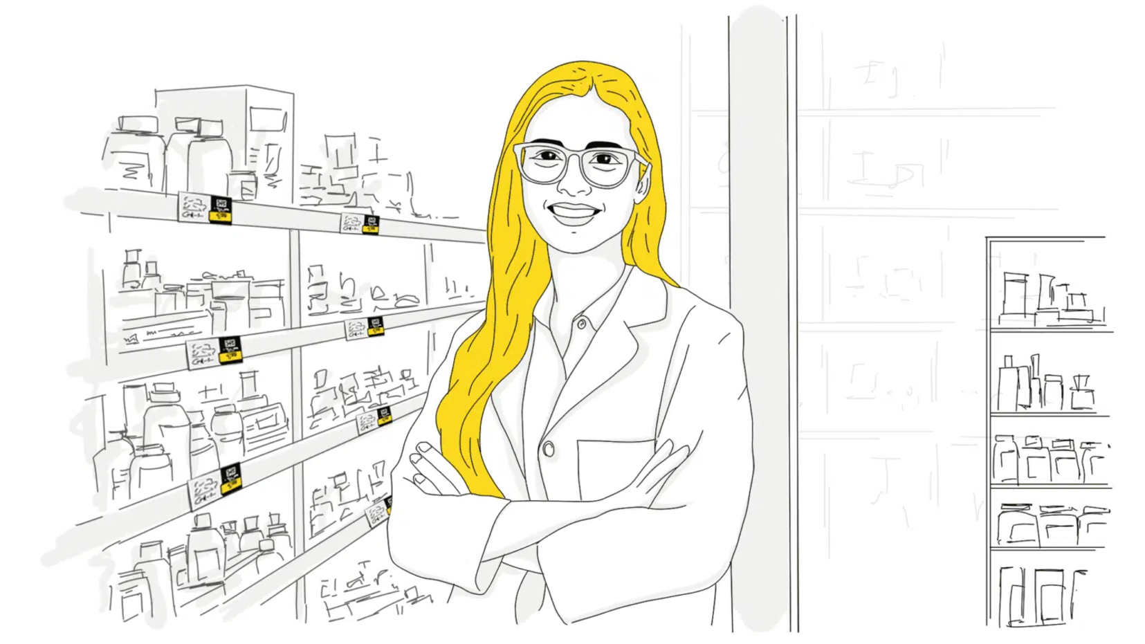 Pharmacy shelf