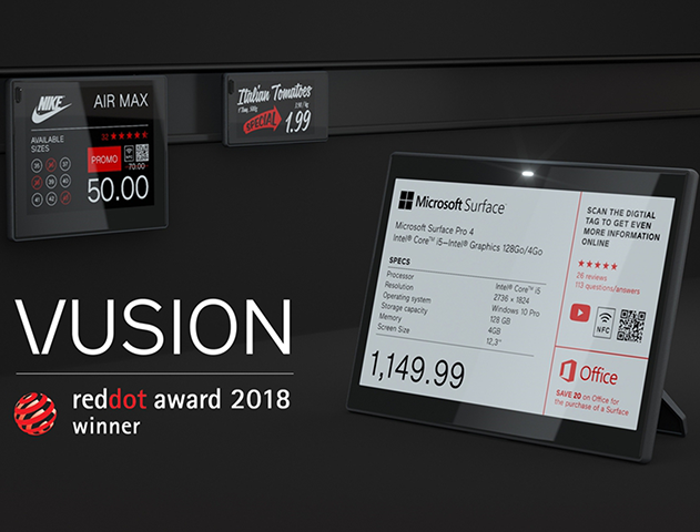 Vusion reddot award 2018 winner