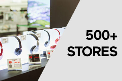 500+ stores equiped with VusionGroup solutions
