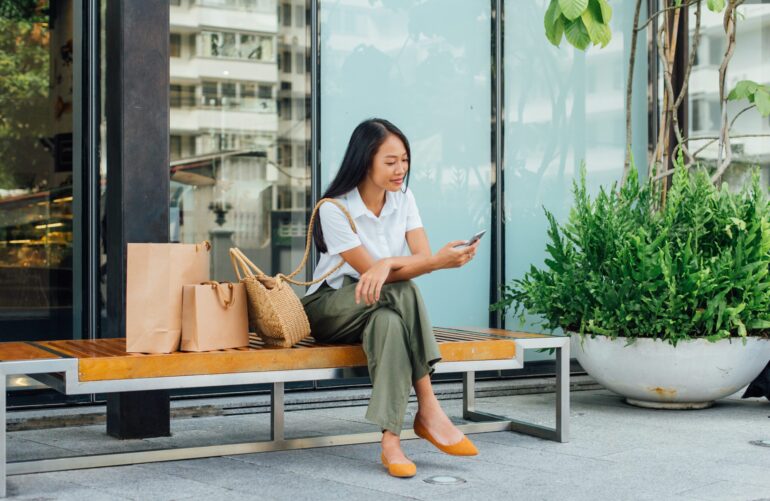 Asian Shopper Picture